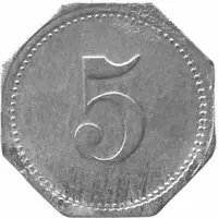 5 Pfennigs - Blaichach Allgäuer Baumwoll Spinn and Weberei