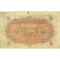 5 Shillings - George VI India style serial
