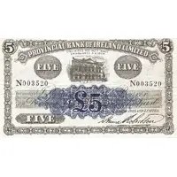 5 Pounds Provincial Bank of Ireland