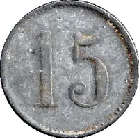 15 Pfennig - Düsseldorf A. Piel