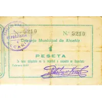 1 Peseta Alcañiz