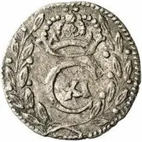 1 Rundstück - Carl XI With cross and with value