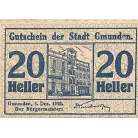 20 Heller Gmunden