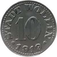 10 Pfennig - Wollin