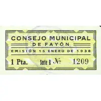 1 Peseta Fayón