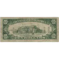 10 Dollars Federal Reserve Note, Brown Seal - Hawaii