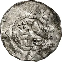 Denier In the name of Otto III, Brussels mint