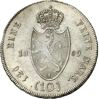 10 Kreuzers - Frederick Augustus