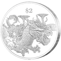 2 Dollars Year of the Dragon