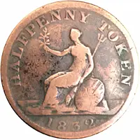 1/2 Penny - George IV