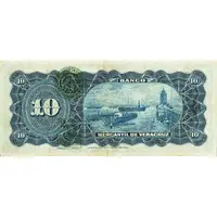 10 Pesos El Banco Mercantil de Veracruz