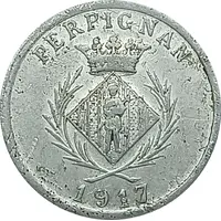 5 Centimes - Chambre Syndicale des Commerçants - Perpignan [66] Aluminium