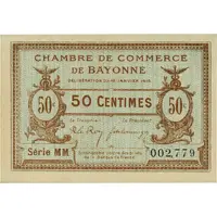 50 centimes - Chambre de Commerce de Bayonne 64