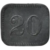 20 Pfennig - Düsseldorf Kriegsküche Haniel and Lueg