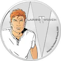 5 Euros Philippe Largo Winch, colored