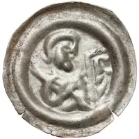 Denier Bracteate - Leszek the White Kraków mint