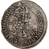 3 Kreuzers - Charles VI Breslau