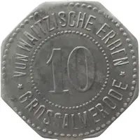 10 Pfennig - Grossalmerode von Waitzische Erben
