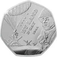 50 Pence - Charles III By Land