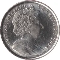 2 Pounds - Elizabeth II Endurance departing British waters