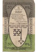 50 Pfennig Städtische Sparkasse