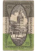 50 Pfennig Städtische Sparkasse