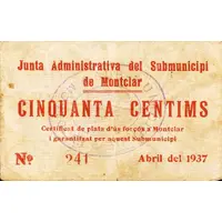 50 Céntimos Montclar