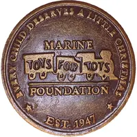 Token - United States Marine Corps Toys For Tots Foundation Triangle, Virginia