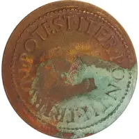 Replica of Roman coin Ljubljanska Banka