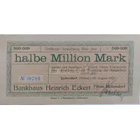 500 000 Mark Eichendorf, Bankhaus H. Eckert
