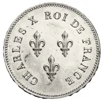 5 Francs pattern of virole with modul of 5 francs by Moreau