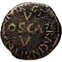 Semis - Caligula G TARRACINA P PRISCO II VIR V OSCA V