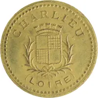 25 Centimes - Union Commerciale et Industrielle - Charlieu [42] Brass