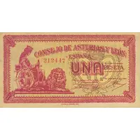 1 Peseta Asturias y León