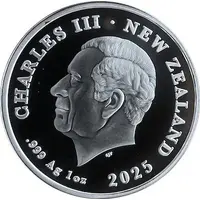 50 Cents - Charles III Fuller Portrait - Water Taniwha