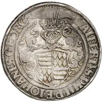1 Thaler - Albert VII, Philip II and John George I
