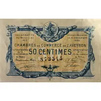 50 Centimes Chambres de Commerce de L'Aveyron