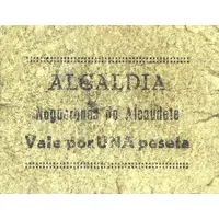 1 Peseta Noguerones de Alcaudete
