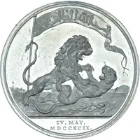 Award - George III Seringapatam Medal, Soho, white metal