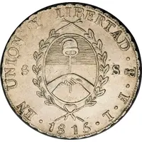 8 Soles Provincias del Rio de la Plata