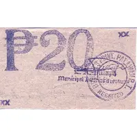 20 Pesos Blue 20