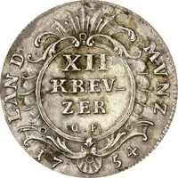 12 Kreuzers - Frederick Alexander