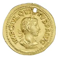 Aureus - Quietus VICTORIA AVGG, Antioch