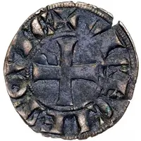 Denier - John III of Brittany and Isabel of Castile