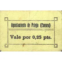 0.25 Pesetas Priego