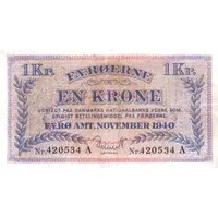 1 Krone Second emergency issue