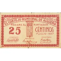 25 Céntimos Algueña