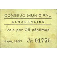 25 Céntimos Almadenejos