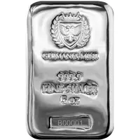Germania Mint Cast Bar Fine Silver, 5 oz