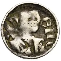 Denier - Henry I Herstal mint